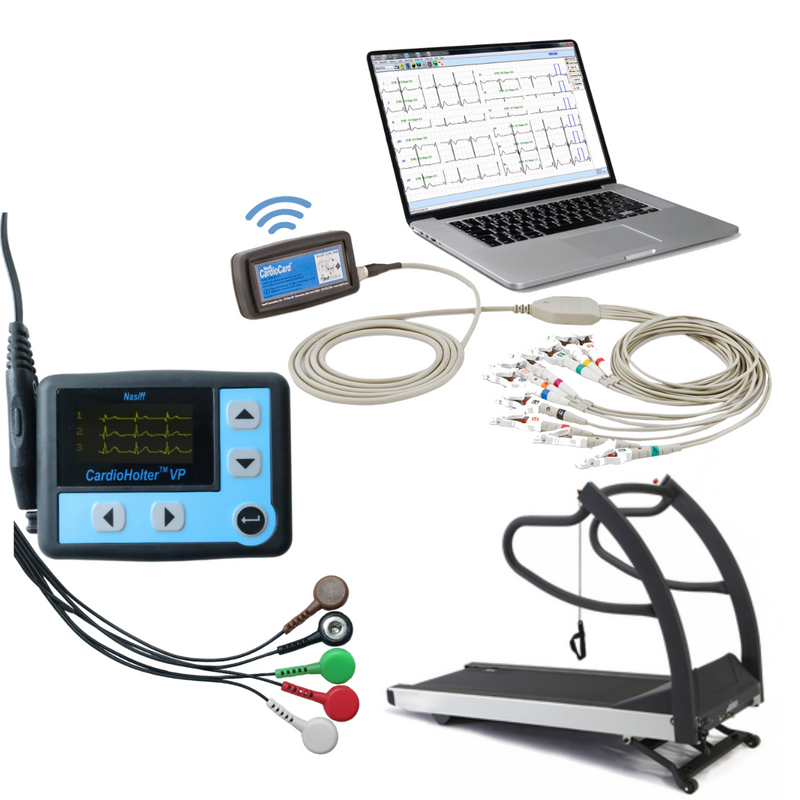 Nassiff CardioSuite™ System PC Based Resting, Stress, and Holter ECG System - EMR Connectivity - USB/Bluetooth