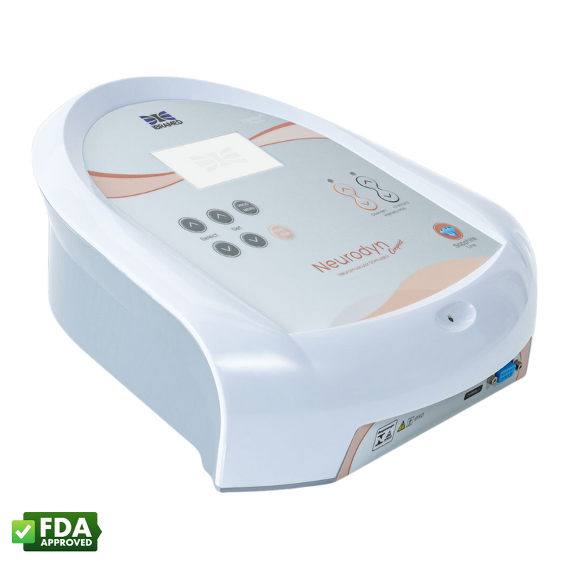 Ibramed Neurodyn Compact Electrostimulation Machine - 2 Channel Electrotherapy TENS FES Russian  - 32 Pre Set Protocols + 20 Custom