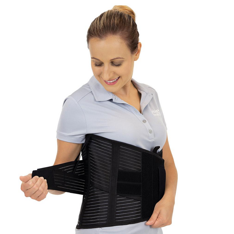 Coretech Cross Support Back Brace w/ Flexible Splints