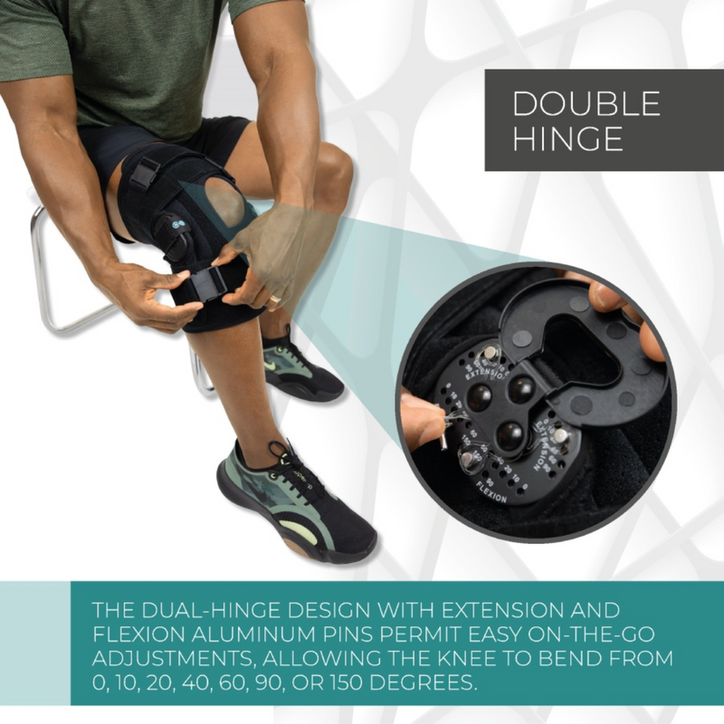 Coretech Knee Brace Dual-Hinge / Flexion and Extension Degree Adjustment