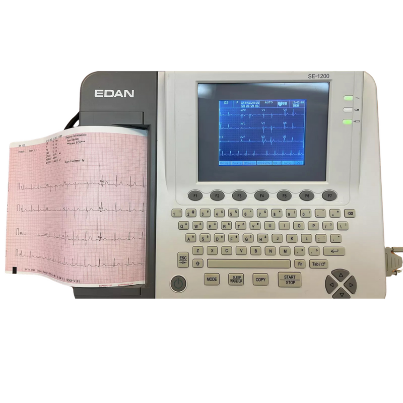 EDAN USA SE-1200 Express Basic 12-Channel ECG - Fully Refurbished w/All Accessories