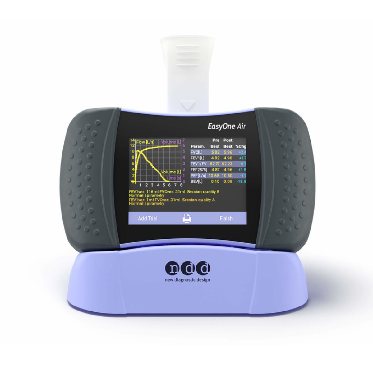 NDD EasyOne Air Spirometer Portable & PC w/WIFI and EMR Connection