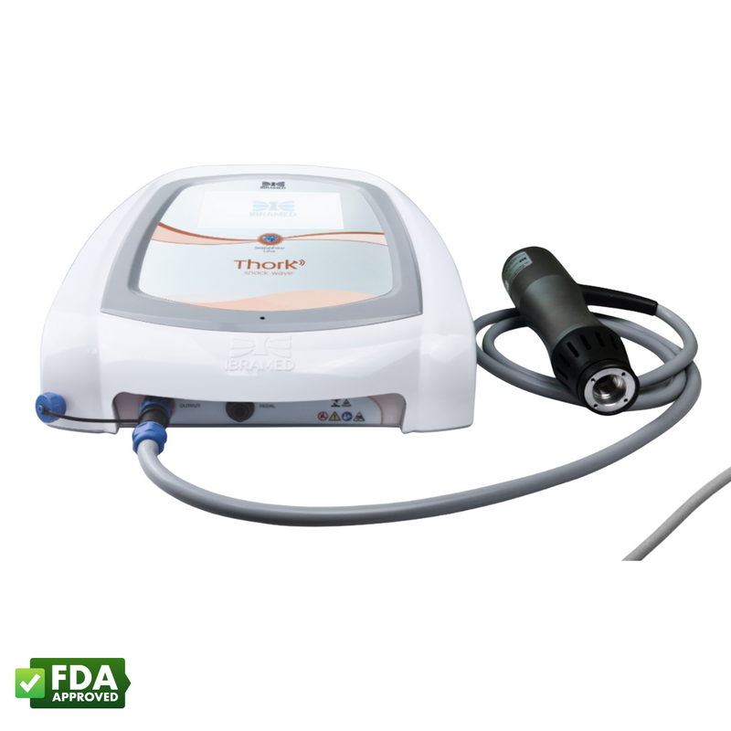 Ibramed Thork Shockwave Therapy Equipment w/Radial Applicator w/+30 Pre-Set Protocols