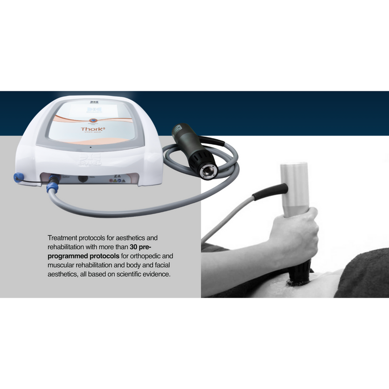 Ibramed Thork Shockwave Therapy Equipment w/Radial Applicator w/+30 Pre-Set Protocols