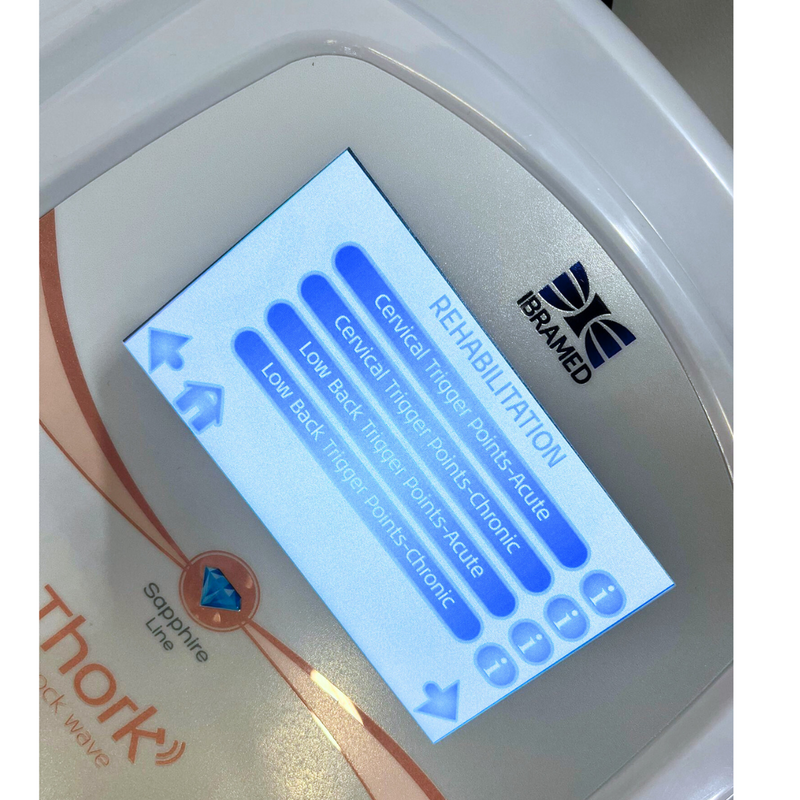 Ibramed Thork Shockwave Therapy Equipment w/Radial Applicator w/+30 Pre-Set Protocols