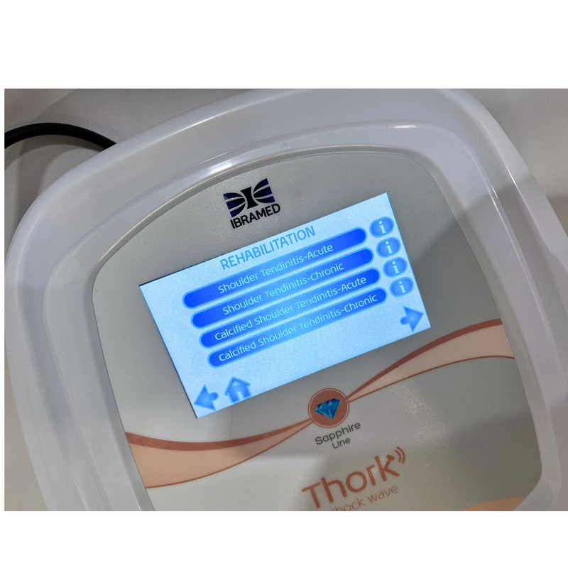 Ibramed Thork Shockwave Therapy Equipment w/Radial Applicator w/+30 Pre-Set Protocols