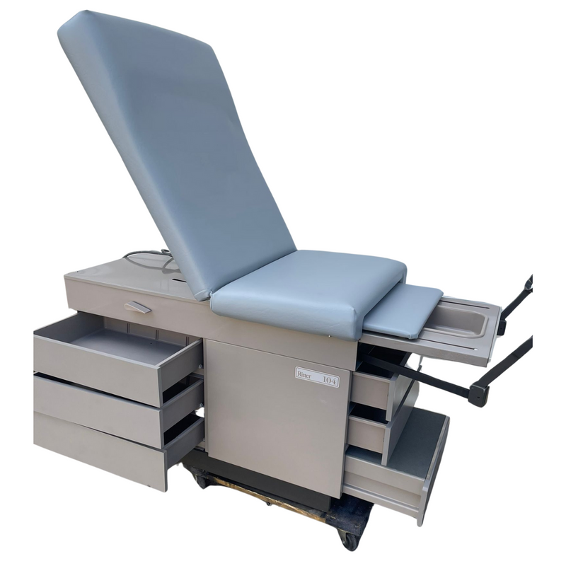 Midmark 104 Manual Examination Table Fully Refurbished w/  New Upholstery