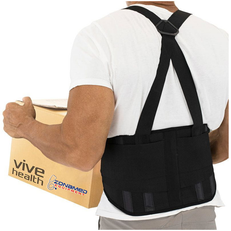 Vive Health Industrial Back Brace for Heavy Lifting Support