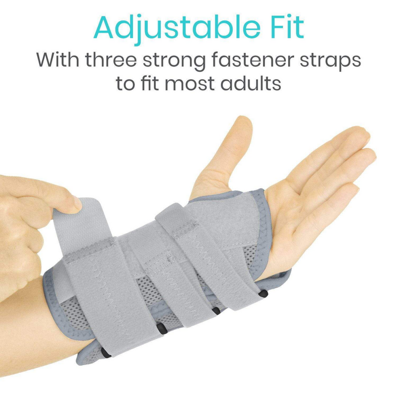 Vive Health Reversible Wrist Brace - Pain-Relieving - Black, Beige and Gray